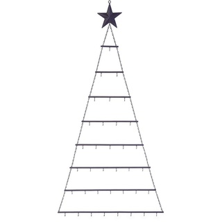 CHRISTMAS GOODS by Inge Dekobaum Weihnachtsdeko, Wandbaum zum Hängen, aus Metall (1 St), Höhe ca. 122 cm, Hängedeko für Weihnachten grau