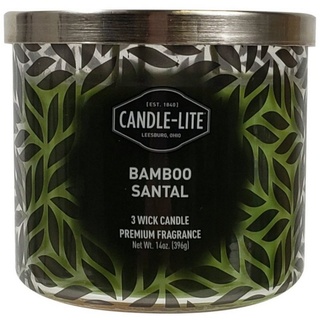 Candle-liteTM Duftkerze Duftkerze Bamboo Santal - 396g (1.tlg) grün