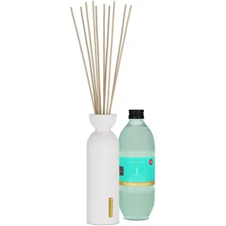 RITUALS Raumduft Geschenkset mit The Ritual of Karma Lotusblüte und Weißtee Duftstäbchen 250ml, inklusive 1x Nachfüll-Duft 500ml und 3X Ersatzstäbchen