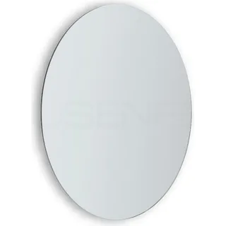 DEUSENFELD KK10-15 - Kosmetikspiegel Schminkspiegel zum Kleben, Klebespiegel, selbstklebend, 10x Vergrößerung, Ø 15cm, rund, Rahmenlos, Glas, mi... - Schwarz