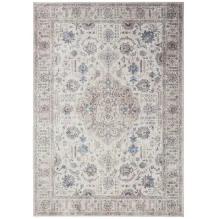 benuta Pop Teppich Laury - Beige 200x300 cm - Kunstfaser - Rechteckig & im Style: Vintage - Pflegeleicht für Wohnzimmer Schlafzimmer