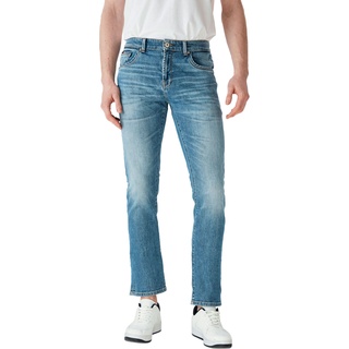 LTB Herren Jeans Hollywood Z D Straight Fit Aiden Wash 53632 Tiefer Bund Reißverschluss W 29 L 32