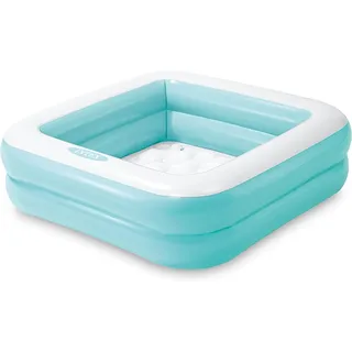 Intex Babypool Play Box Pool, Farblich Sortiert, 86 x 86 x 25 cm, (Pastell Türkis)