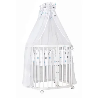 Waldin Babybett 7in1 mit Matratze,