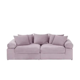 smart Big Sofa  Lionore , rosa/pink , Maße (cm): B: 242 H: 86 T: 121