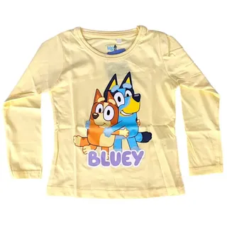 Bluey Langarmshirt Bluey & Bingo in Gelb | Gr.: 92