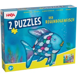 Haba Puzzle Puzzle Der Regenbogenfisch, Mehrfarbig, Karton, 20x25 cm, Spielzeug, Kinderspielzeug, Kinderpuzzle