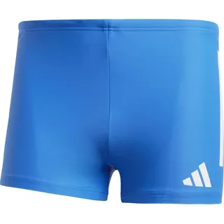 adidas 3-Streifen 2-Inch Boxer-Badehose Bright Royal / White M/L