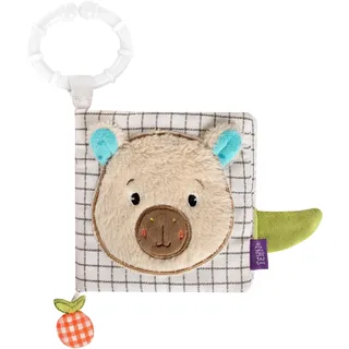 Fehn Stoffbuch Capybara Clara – Fühlbuch mit Tier-Motiven zum Greifen | 8 Seiten mit spannenden Farben und Funktionen zum Fühlen und Staunen – ein perfekter Begleiter für zuhause und unterwegs