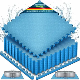 tillvex Pool-Bodenschutzfliese blau 62,5x62,5 cm