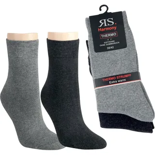 RS Harmony Thermosocken Warme Winter THERMO Damen Socken Softrand Frottee Baumwolle (2 Paar) Thermo 35-38