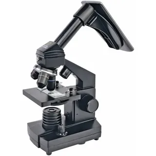 National Geographic Bresser 13368 - NATIONAL GEOGRAPHIC Einsteiger-Mikroskop mit 40-1280x Vergrößerung, inkl. Smartphone Halterung und Zubehör