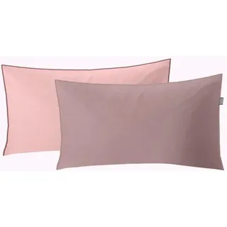 KLEINE WOLKE Kissenbezug Linda 40 x 80 cm Old Rose