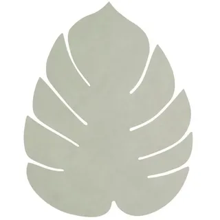 Lind DNA NUPO Tischset Monstera Leaf L Olive Green 42 x 35