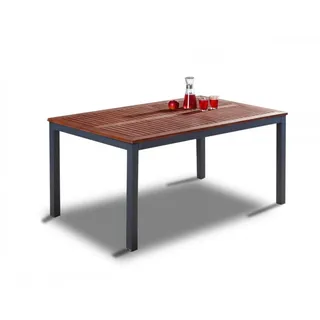Solax-Sunshine Gartentisch 150 x 90 x 74 cm Braun