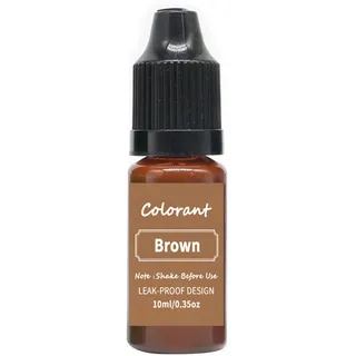 Quoravel Flüssiger Kerzenfarbstoff, 10 ml, hochkonzentriertes Wachs-Farbmittel für Soja-Paraffin, Farbpigmente und Kerzenherstellungsbedarf, Braun