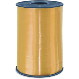 Präsent Geschenkband AMERICA matt gold 10,0 mm x 250,0 m