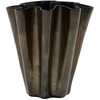 House Doctor - Flood Vase H 13 x Ø 12.5 cm, antikbraun