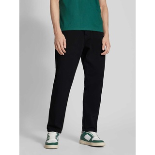 Regular Fit Jeans im 5-Pocket-Design Modell 'NEWEL', Black, 32