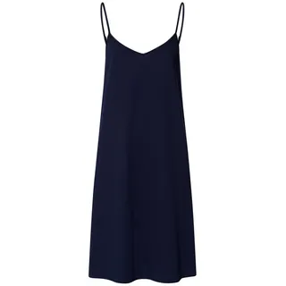 Hanro Nachthemd unifarben Blau L