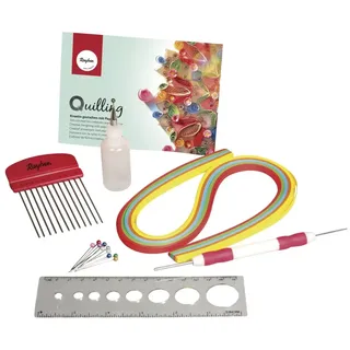 Rayher 67037000 Quilling Starter Set, PVC-Box 1Set