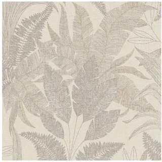 Profhome 396545-GU Landhaus Tapete Floral Matt Beige Gold 5,33 m2