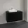 Waschtischunterschrank x x Schwarz