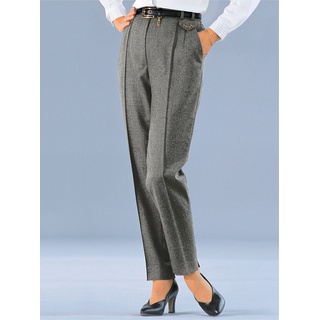 Webhose CLASSIC Gr. 54, Normalgrößen, grau (hellgrau, meliert) Damen Hosen Stoffhosen