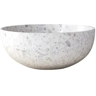 Tikamoon Rundes Waschbecken Elea aus Premium-Terrazzo in Moon