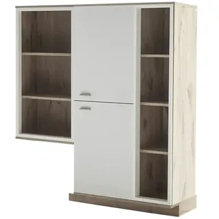 Uno Santerno Highboard 124 x 140 x 37 cm Soft white
