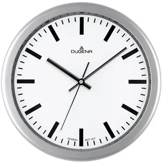 Dugena Wanduhr DUGENA Quarz-Wanduhr 4460647 silberfarben