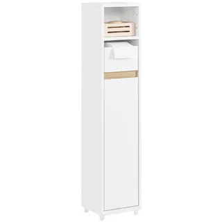 SoBuy Badkommode 20 x 96 x 20 cm Weiß