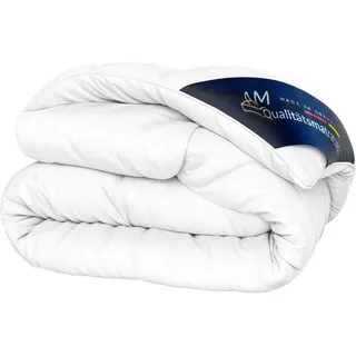 AM Qualitätsmatratzen Premium Winter Daunen Bettdecke Made in Germany aus 100% Daunen 155x220cm