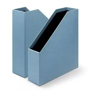 Rössler-Papier Stehsammler 1318452150, S.O.H.O., A4, Pappe, denim, 3 Stück