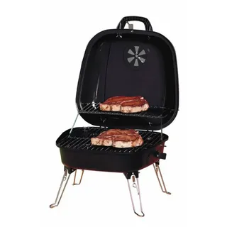 Koffergrill 40 x 36 x 33 cm mit klappbaren Füßen und Tragegriff