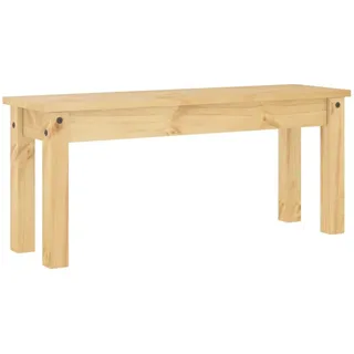 vidaXL Essbank Panama, Sitzbank mit Holzbeinen, Holzbank für Küche Esszimmer Flur, Küchenbank Esszimmerbank, Landhausstil, Massivholz Kiefer
