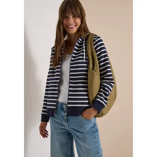 Cecil Langarm Jacke mit Streifen Blau L