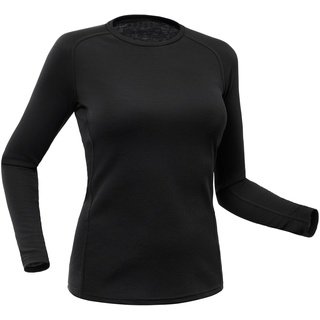 Skiunterwäsche Funktionsshirt Damen - BL 100 schwarz, schwarz, XS