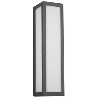 TRIO Leuchten LED Außen-Wandleuchte FUERTE, Schwarz, Aluminium, B 9 cm, 1-flammig, LED fest integriert schwarz