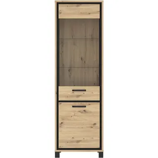 Forte Vitrine Trondheim 64,4 x 41,5 x 209 cm Braun
