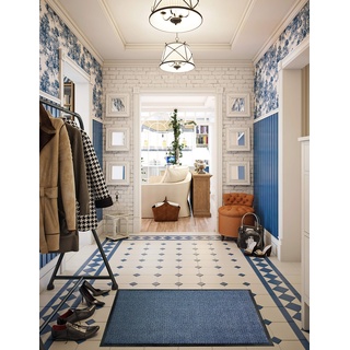 Doortex Schmutzfangmatte Fußmatte "advantagemat", 120 x 180 cm, Blau, für den Innenbereich