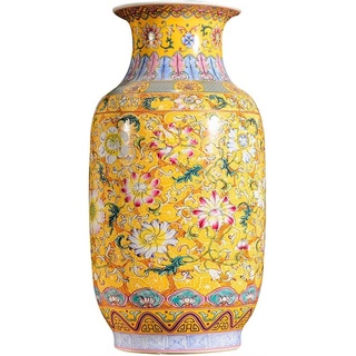 TATSEN Blumenvase Classic Emaille Color Floor Große Vase 16,93 Zoll Chinesische Vase Indoor Keramikvase Dekorationsvasen for Tafelaufsätze