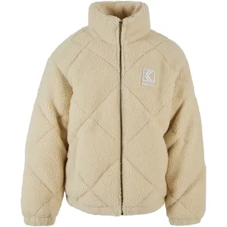 Winterjacke KARL KANI "Karl Kani Herren", Herren, Gr. XL, beige (cream), 100% Polyester, mehrfarbig, normal, ohne Ausschnitt, Jacken Winterjacke