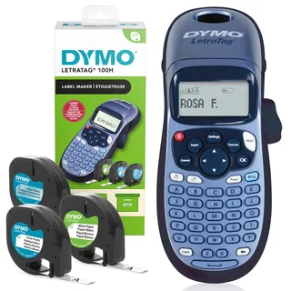 Dymo LetraTag LT-100H Kit Etikettiermaschine | Blue | One Size