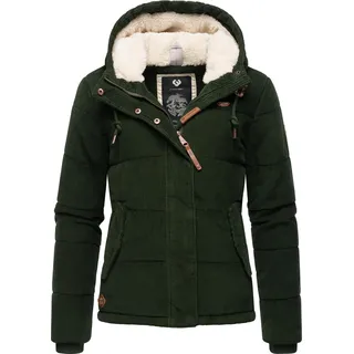 Cordjacke RAGWEAR "Wuggys", Damen, Gr. XL (42), grün (olivgrün), Obermaterial: 100% Baumwolle. Futter: 100% Polyester. Wattierung: 100% Polyester, bequem hüftbedeckend, hoch geschlossener Ausschnitt, Ärmel ohne Ärmelschlitz Rippstrickbündchen, Jacken, Stylische Damen Kordjacke mit flauschigem Innenfutter, Topseller