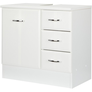 HELD MÖBEL Waschbeckenunterschrank Rallye, Badmöbel, Breite 60 cm B/H/T: x 56 35 cm, 1 weiß Bad-Waschbecken-Unterschränke Badmöbel