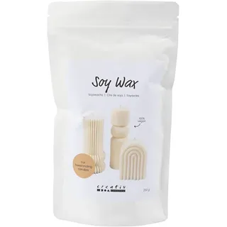 Creativ Company Sojawachs für freistehende Kerzen 250 g