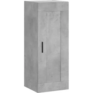 vidaXL Wandschrank 34,5x34x90 cm Holzwerkstoff Grau
