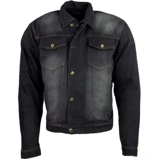 ROLEFF RACEWEAR Motorradjacke Jeans Aramid Schwarz L