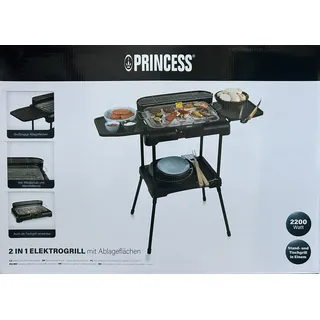 PRINCESS Elektrischer elektrogrill Standgrill Tischgrill 2200W